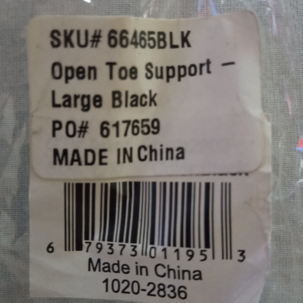 Compression Socks, Black, Open Toe - Picture 5 of 5